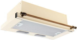 1074652 Вытяжка телескопическая ELIKOR Интегра 60П-400-В2Л бежевый/бронзовый