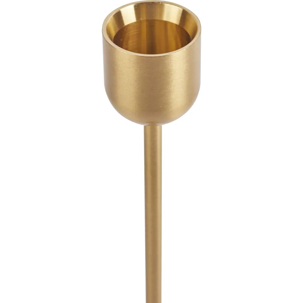 Подсвечник металл 19 см цвет золотой Santreyd STLM-2178941 - Вид №1