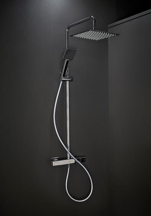 1381825 Крыша Душ Mix Slim Square 160Cc Хром С 250X2 ... Hafa  Хромированный 