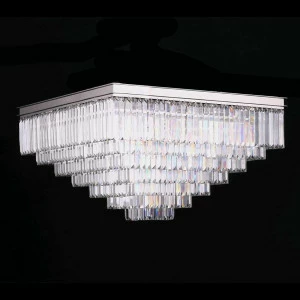 Потолочная люстра Newport 31117/PL Nickel NEWPORT ДИЗАЙНЕРСКИЕ 222739 Белый;серебро