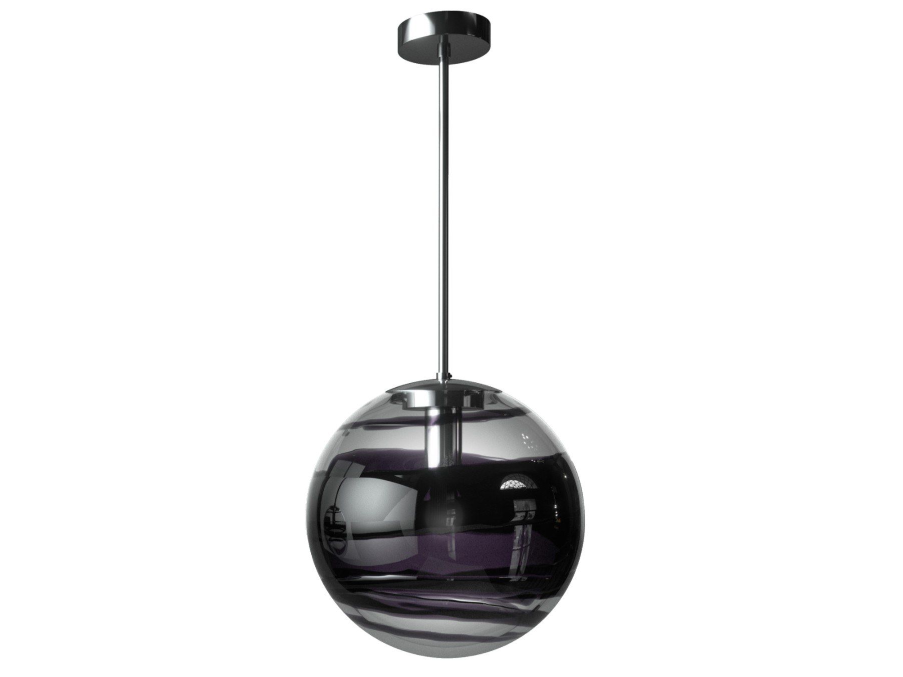 Подвесной светильник из дутого стекла VENINI круглый ARCH-00033431 - Вид №5