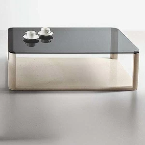 СТОЛИК КОФЕЙНЫЙ ИЗ СТЕКЛА MAHON 120X80 СМ