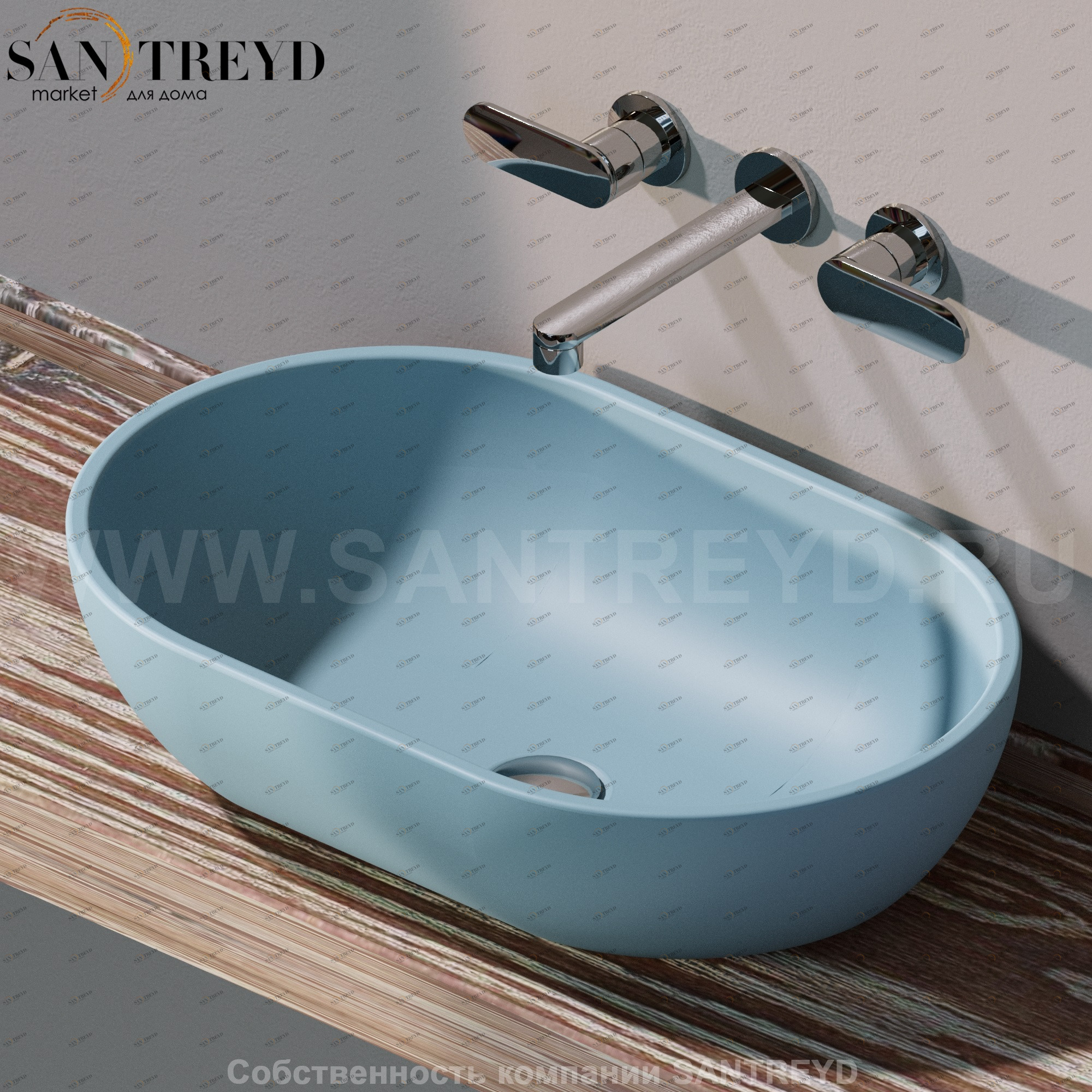 PS62C5014 Накладная раковина на столешницу  овальная Ceramica Flaminia Pass