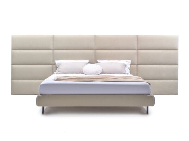 Двуспальная кровать из ткани с высоким изголовьем NICOLINE DALIA ARCH-00115361