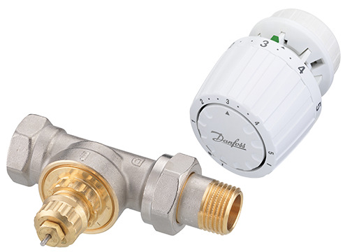 Danfoss Комплект RTR-G/RTR 7090 для однотрубной системы отопления RTR-G Ду20пр и RTR7090 комп-т терморег-р 013G2186  - Вид №1