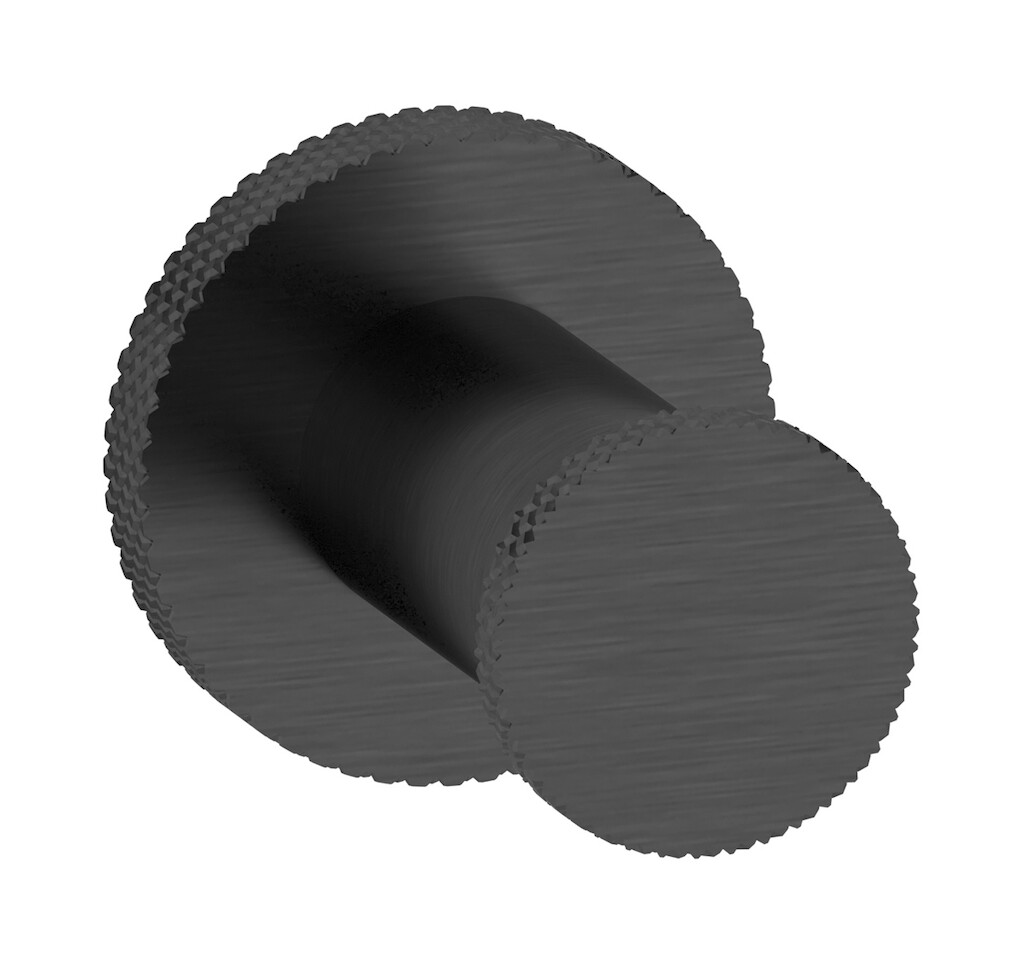 Настенный крючок WE ARE IB of008cs Brushed Black Chrome Officina