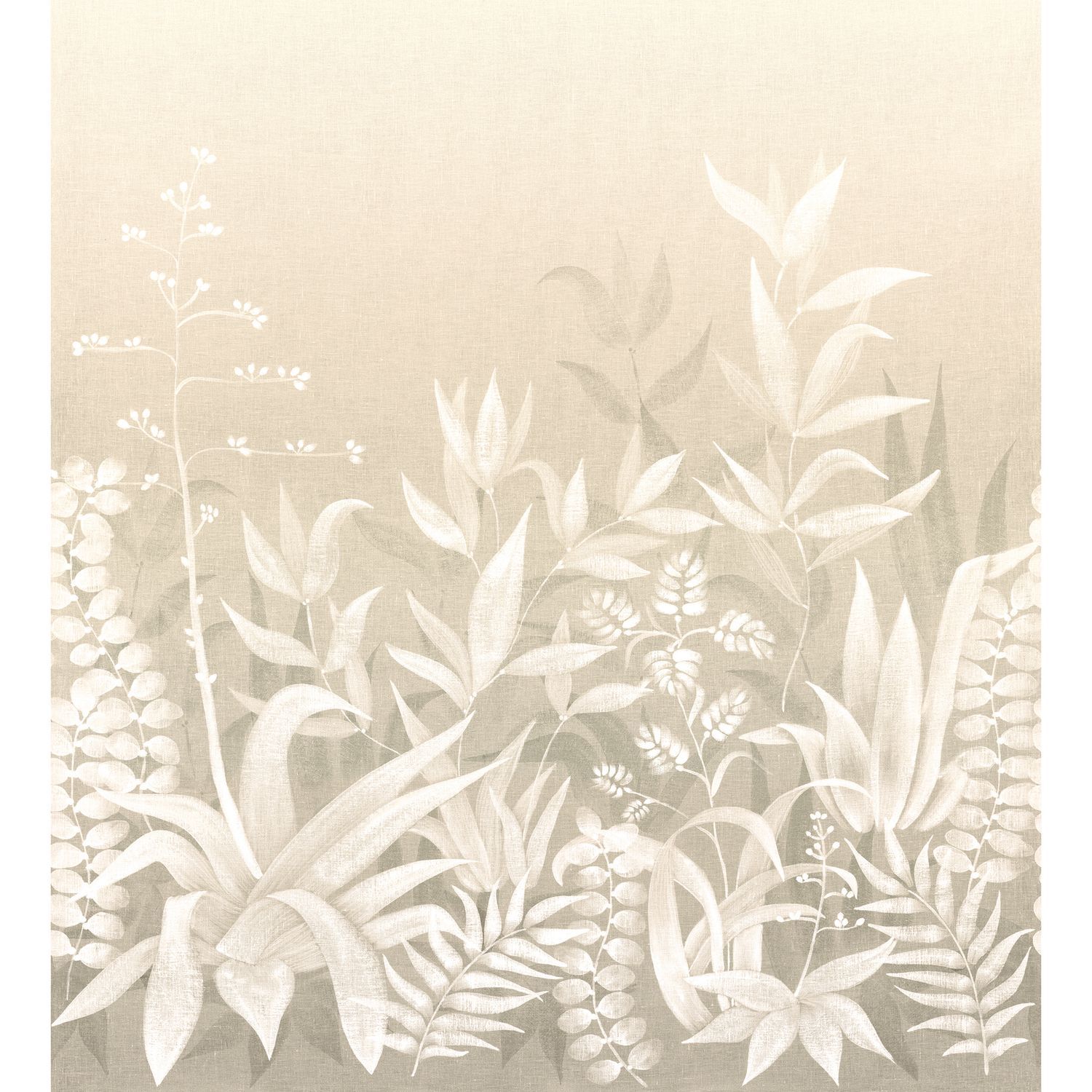 Настенная ткань с цветочным рисунком Casamance Palmadora ARCH-00048442 - Вид №3
