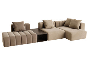 Секционный диван из ткани