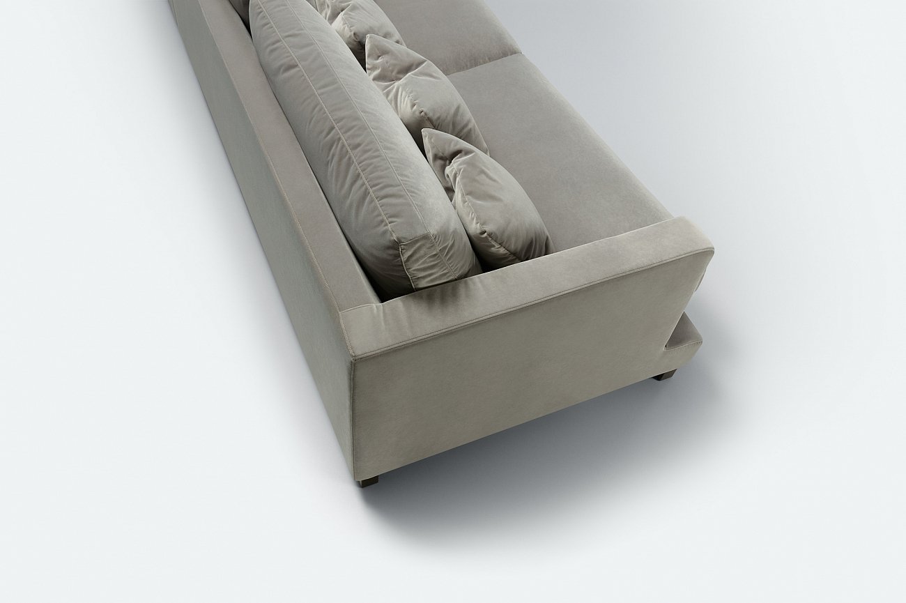 Диван угловой светло-серый Alaska SITS ДИЗАЙНЕРСКИЕ, ALASKA 192441 Серый  - Вид №2