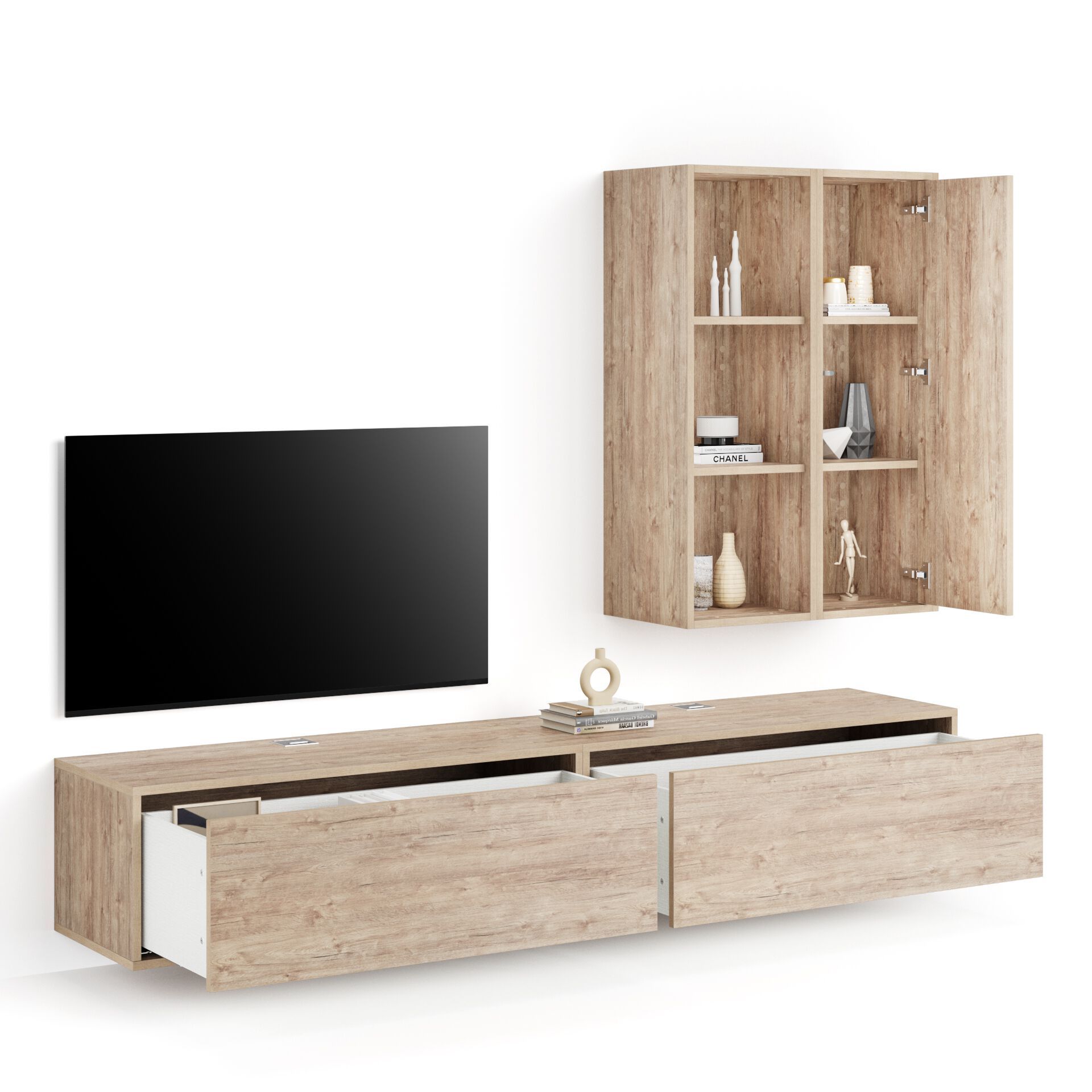 Модульная оборудованная стена установленная стеной в меламинированном Mobili Fiver IACOPO ARCH-00070420 - Вид №61