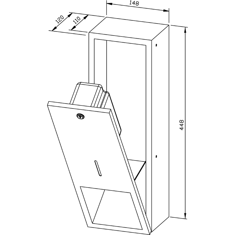 731596 Дозатор жидкого мыла WP208 WAGNER_EWAR A-LINE Wagner Ewar  - Вид №1