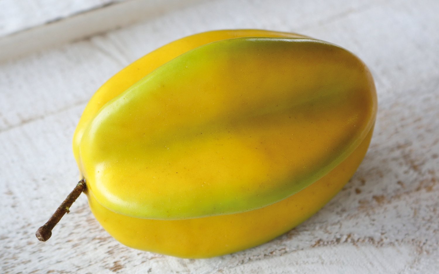 7108 338 a3 Пластиковый карамбол, 10 x 8 см, желто-зеленый H-andreas  - Вид №2