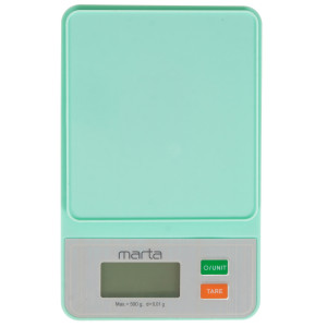 9941628 Кухонные весы MARTA MT-1642 бирюзовый
