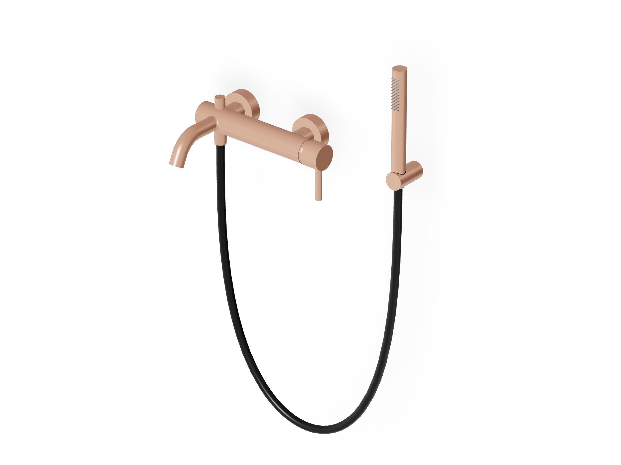 Однорычажный настенный смеситель для ванны / душа с ручным душем Zucchetti Pan S ARCH-00024323 - Вид №18