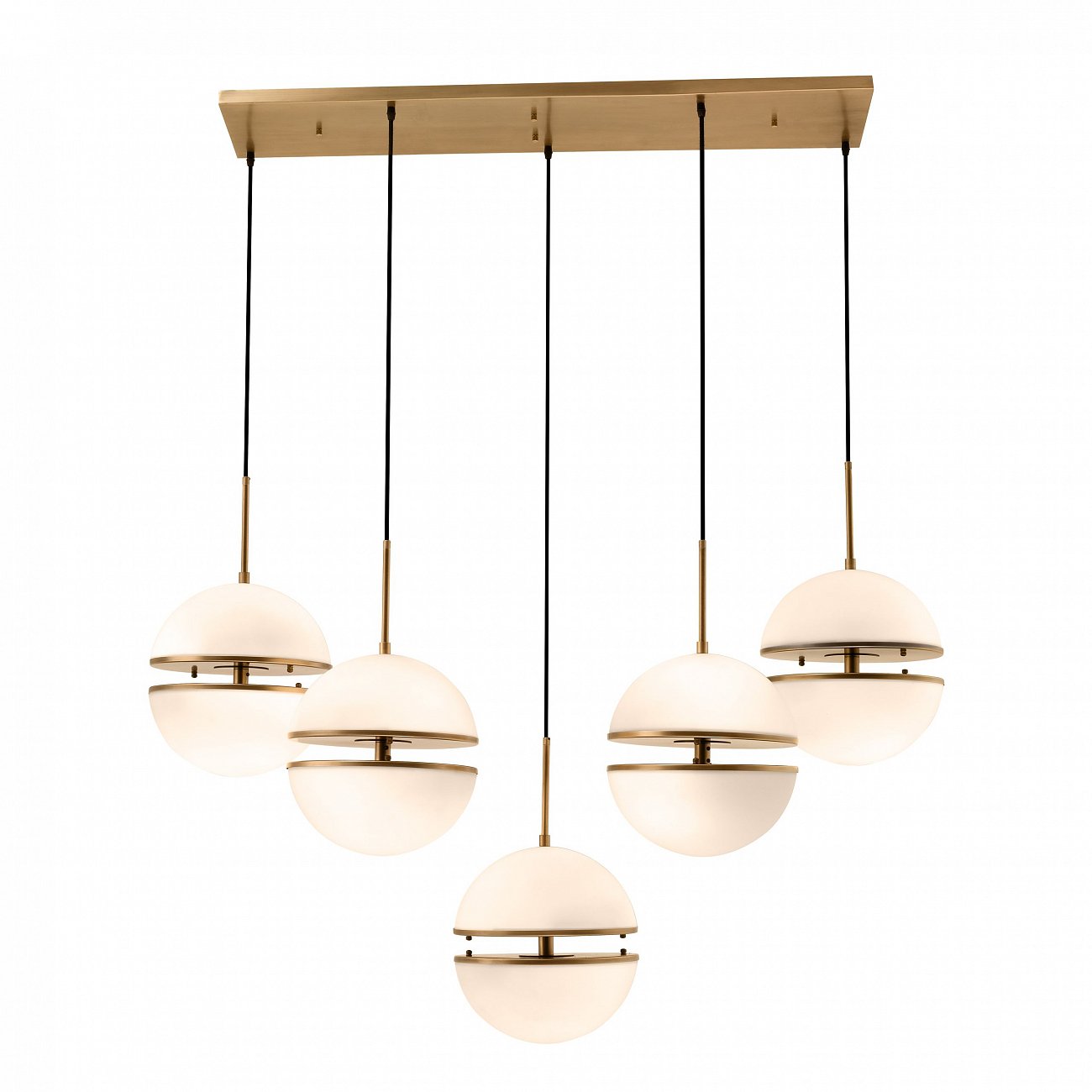 Светильник подвесной 155х130 см латунь Delight Collection 112645 EICHHOLTZ ДИЗАЙНЕРСКИЕ 00-3882250 Золото;прозрачный  - Вид №1