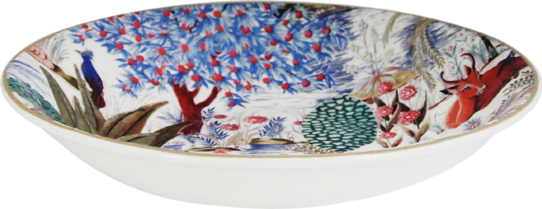 10659022 Gien Тарелка суповая Gien Дворцовый сад 22см, фаянс Фаянс 