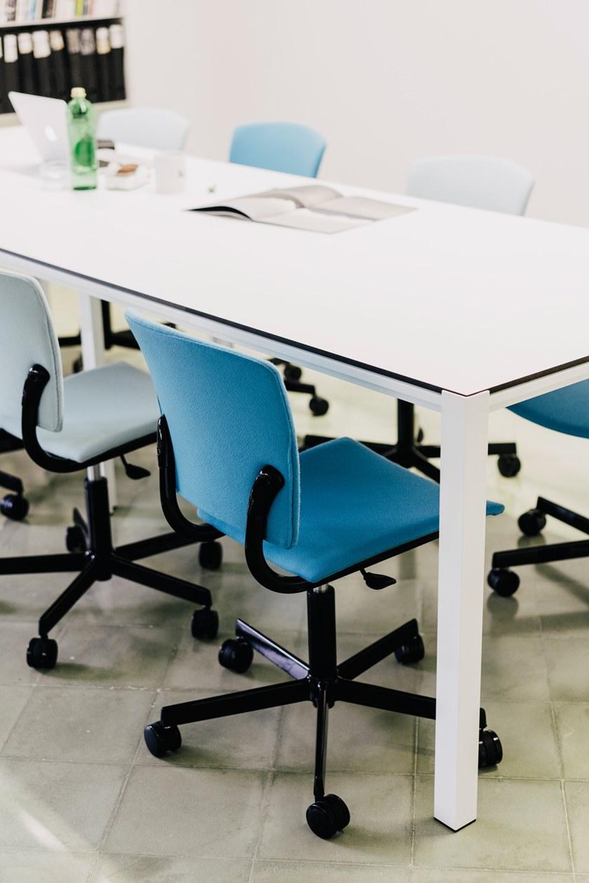 ENEA Офисный стул из ткани с 5 спицами и подлокотниками Eina sun-id-1471109 - Вид №3