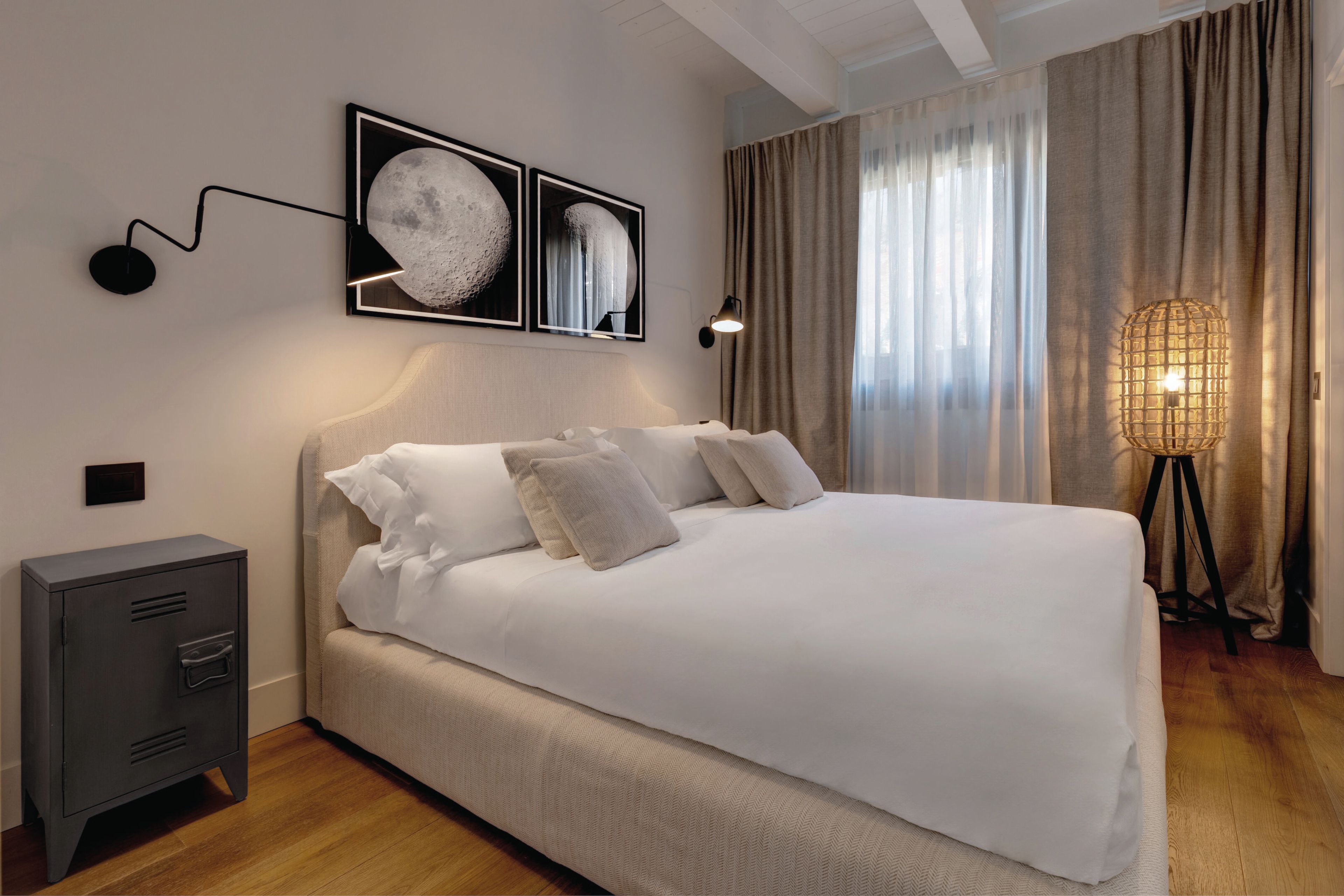 Съемная двуспальная кровать из ткани DOM EDIZIONI коллекция Ривьера ARCH-00109468 - Вид №1