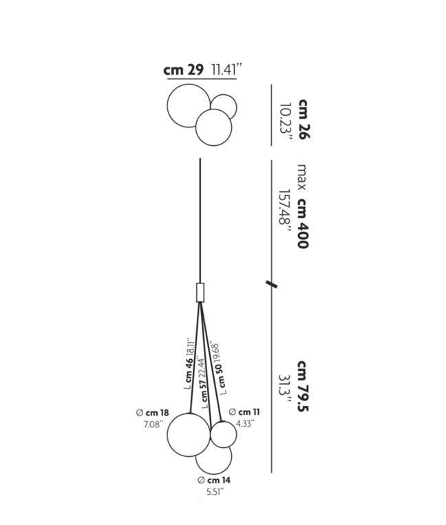 Studio Italia Design Random SO 164003 gold подвесной светильник 112589 - Вид №4