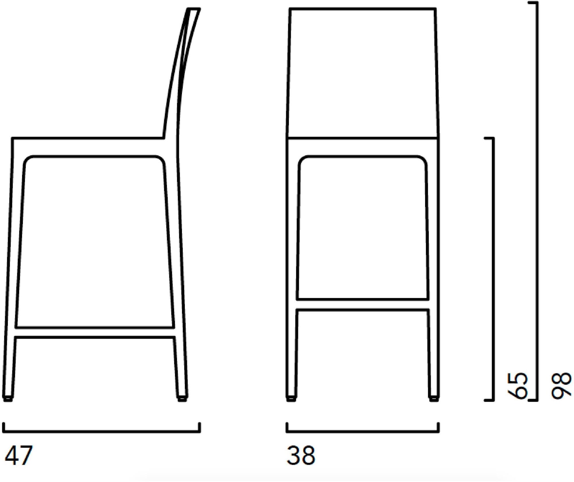 Crassevig Табурет деревянный со спинкой Anna sun-id-1403406 - Вид №6