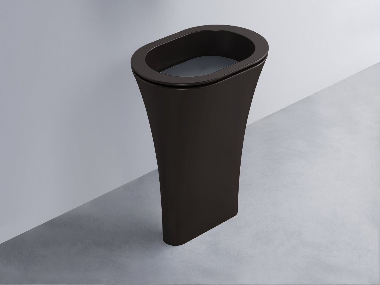 AMLA65-LV+AMPILO-BA+AMCOLO-LV Раковина Amedeo Ovale отдельностоящая cielo Enjoy + Amedeo Ceramica Cielo