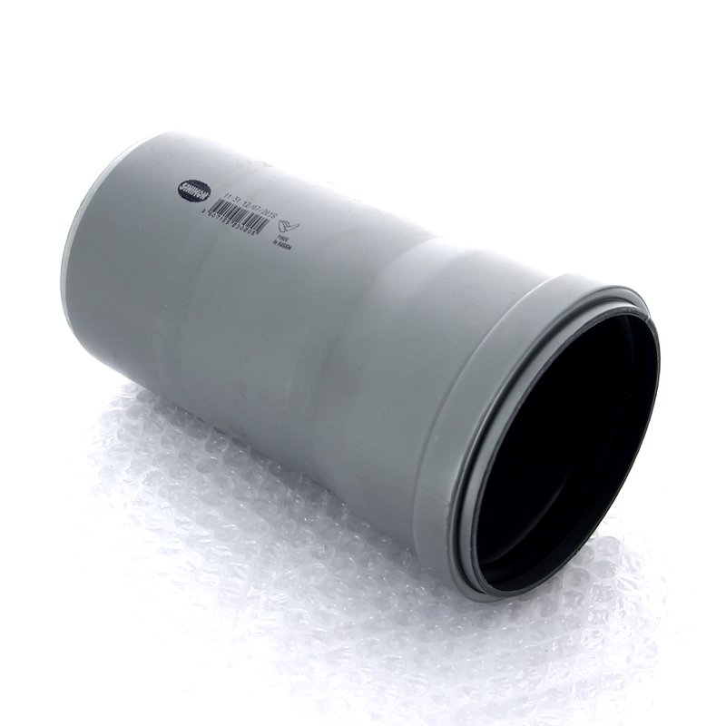 Канализационная труба 110 х 150 Sinikon с раструбом (серая) 500081 - Вид №1