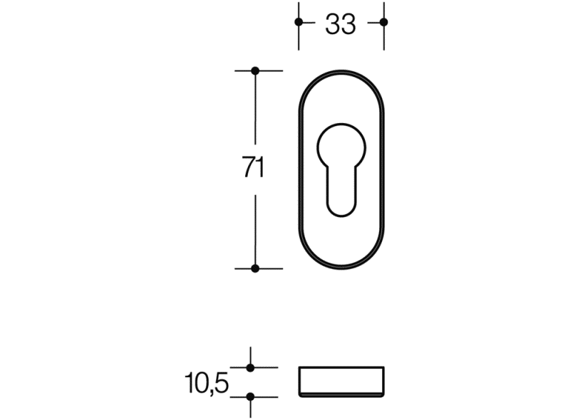 316XAHKN розетка для ключей HEWI System 111 | Edelstahl  - Вид №1