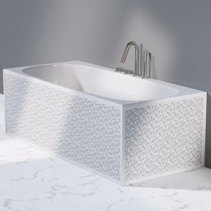 Боковая панель для ванной COVER белая