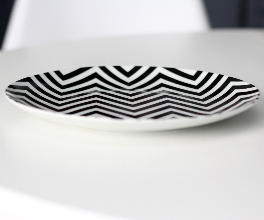 0066 Набор керамических тарелок zigzag, 2 шт. BadLab  - Вид №2