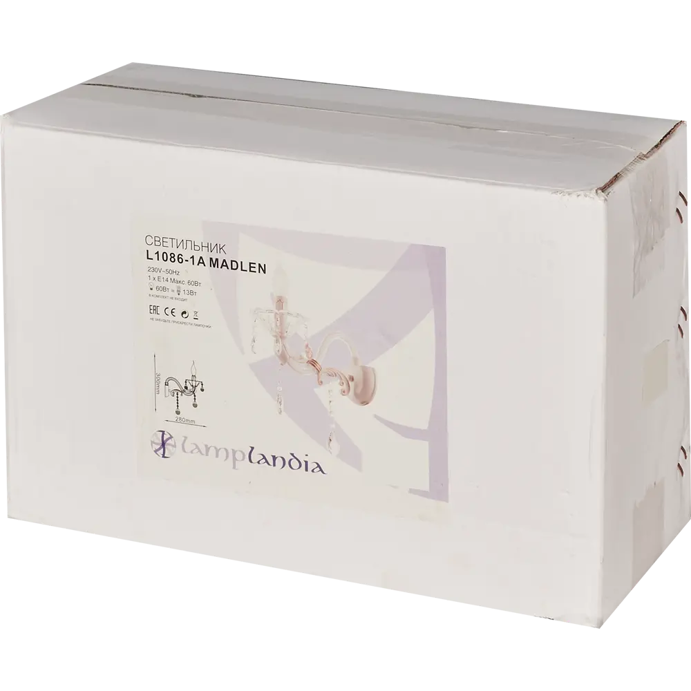 Бра Madlen L1086-1A, цвет белый LAMPLANDIA STLM-2112758 - Вид №6