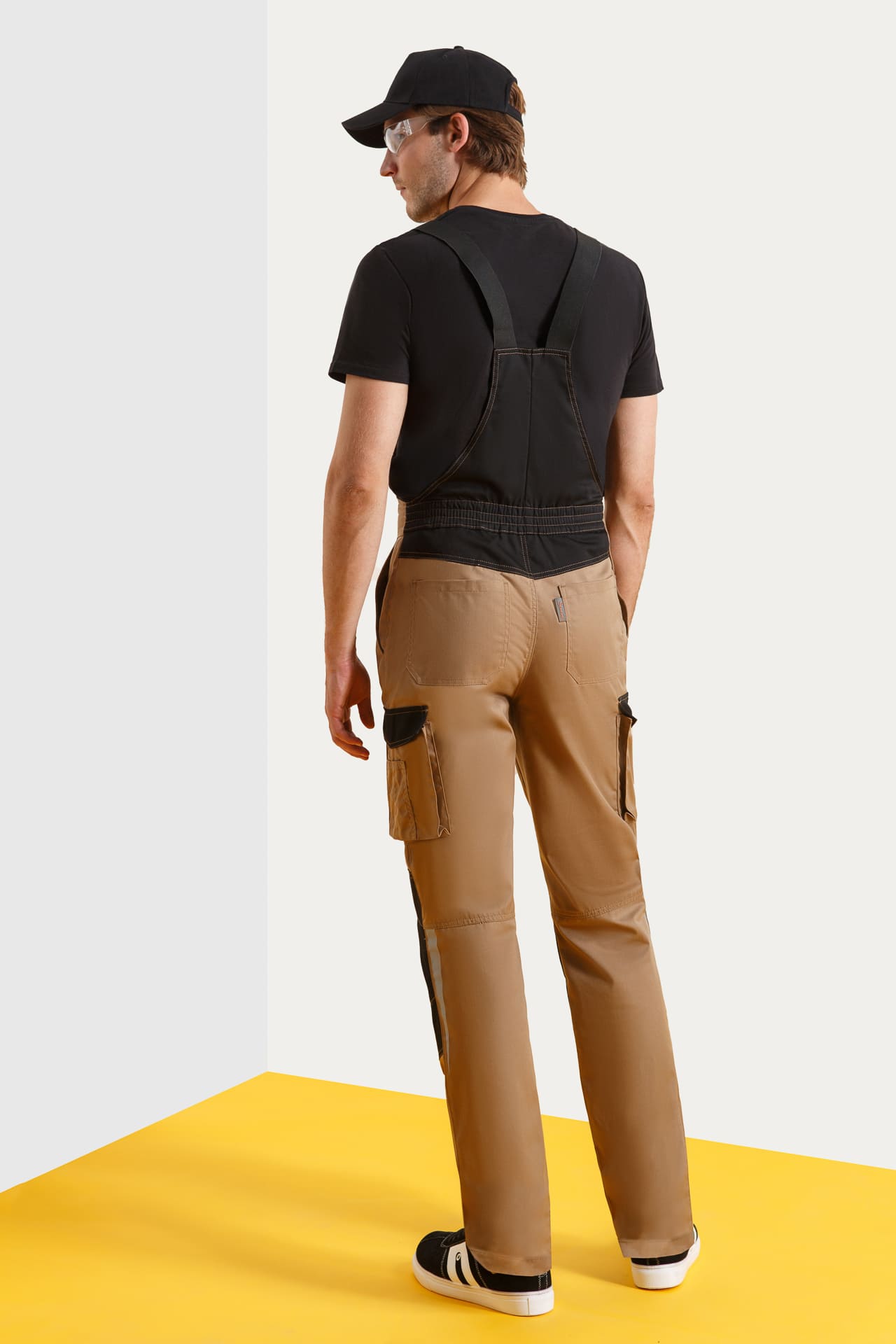 64632 Костюм  NEW 2 бежевый с черным STATUS  Летняя спецодежда  размер 52-54/182-188  - Вид №9