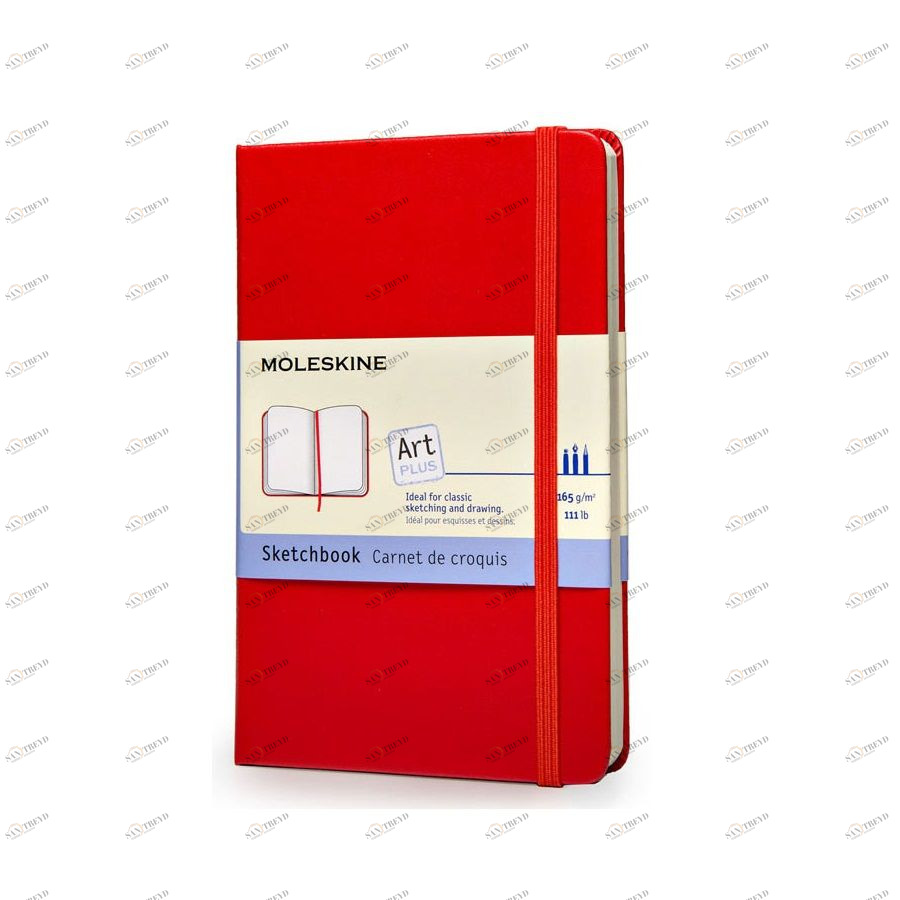 Блокнот для рисования Moleskine CLASSIC SKETCHBOOK, красный 396604