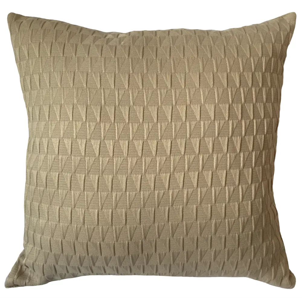 Подушка Seasons Triangel 45х45 см жаккард цвет серо-коричневый STLM-2142680