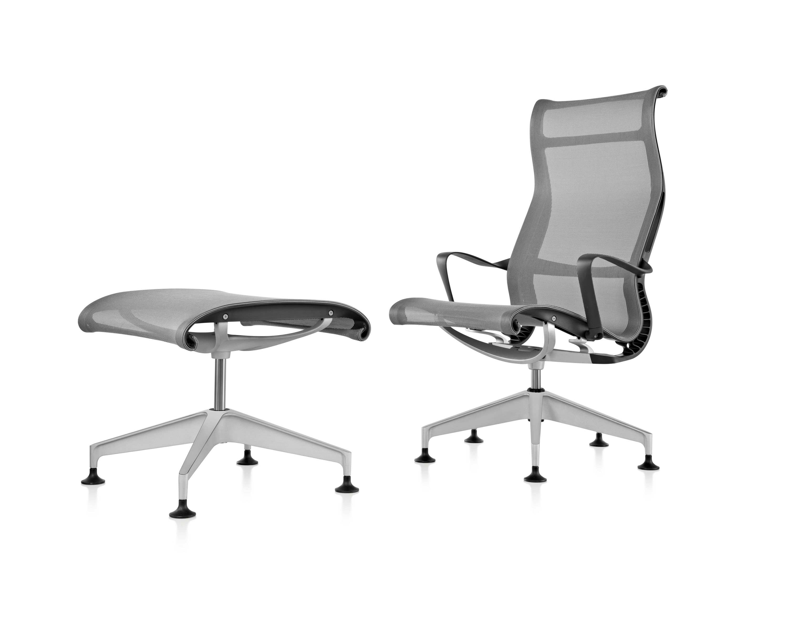 Сетчатое вращающееся офисное кресло с подлокотниками Herman Miller Setu ARCH-00041036 - Вид №5