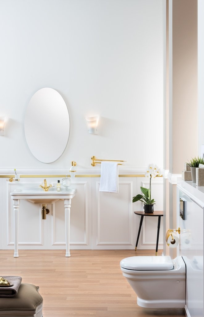 KL065-00PR00E-0000 KLASIK КАРАМЕЛЬ Раковина подвесная 65 см Creavit Klasik  - Вид №1