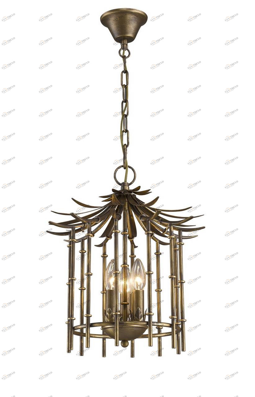 Люстра дизайнерская Anyone золото 1459-3P SUPERNW СВЕЧИ 058135 Золото 