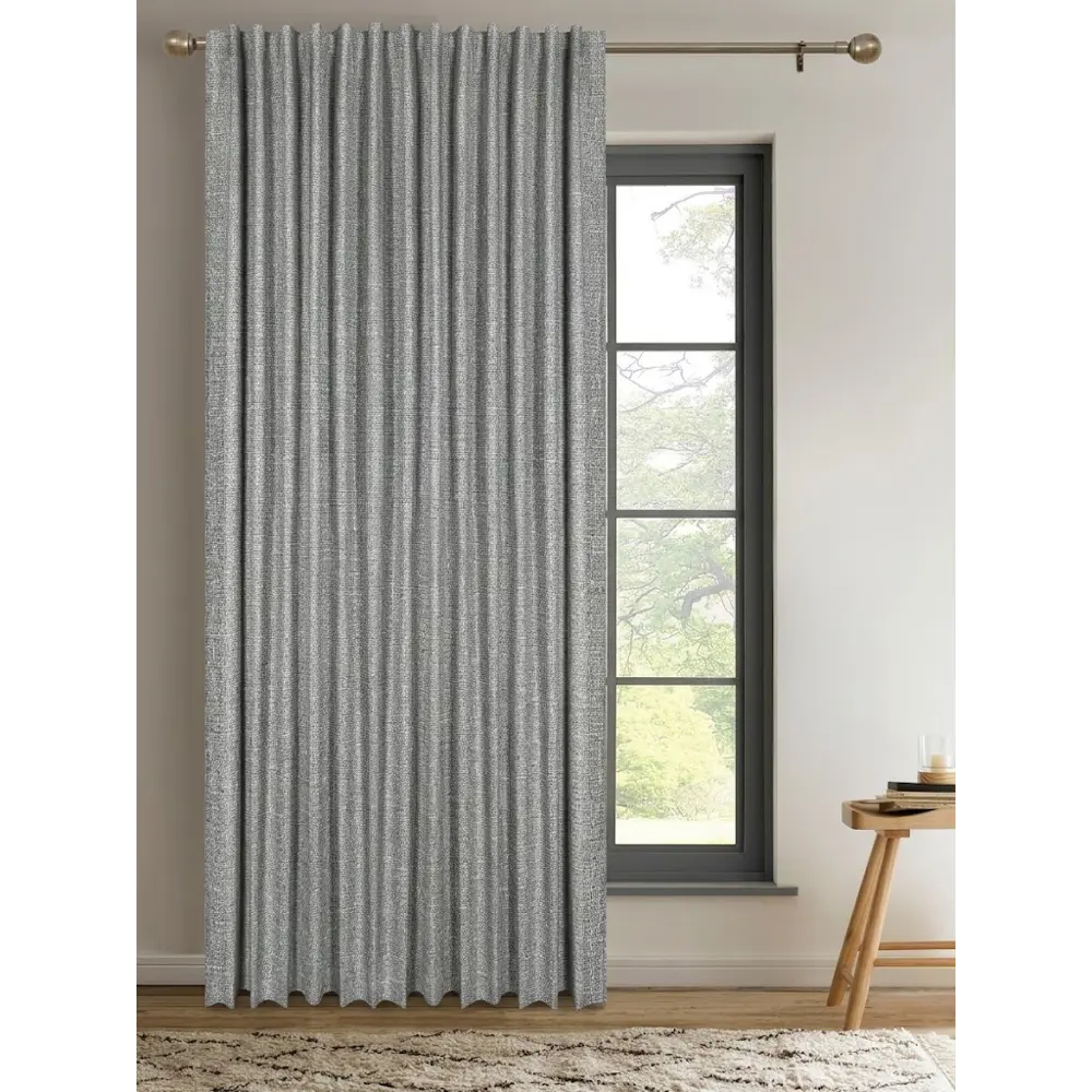 Штора на ленте Анна 200x270 см цвет кремовый СТОЛИЦА ТЕКСТИЛЯ STLM-2173425