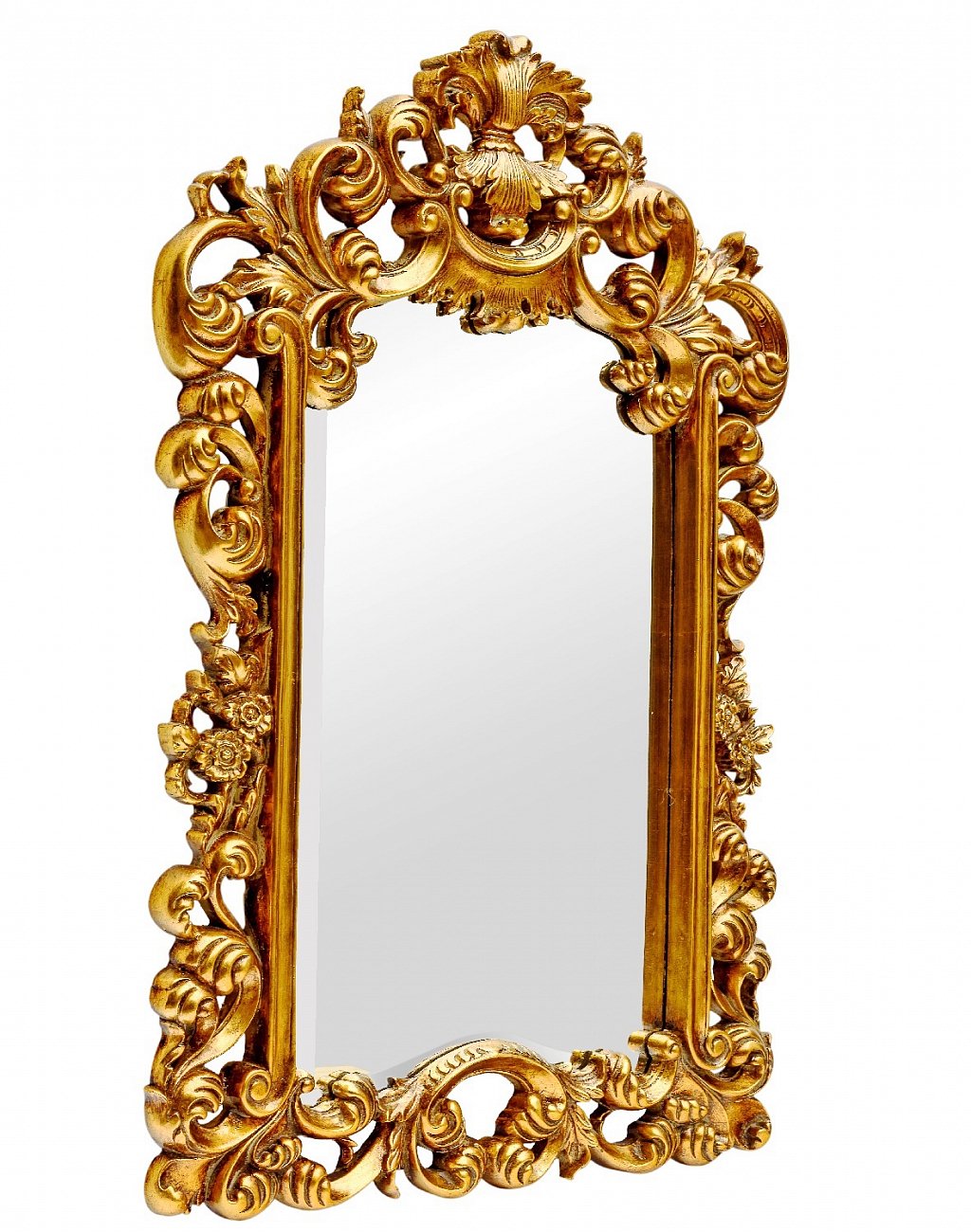 Зеркало настенное 91,5х61 см античное золото Bogeme Gold ART-ZERKALO ДИЗАЙНЕРСКИЕ 00-3884081 Зеркальный;золото  - Вид №1