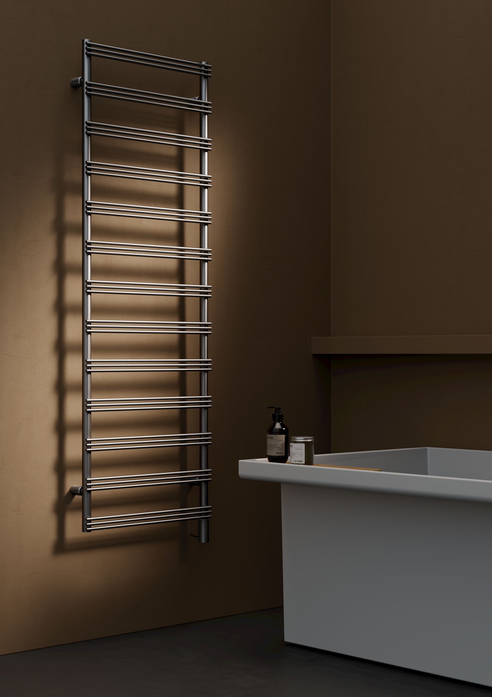 Настенный полотенцесушитель из нержавеющей стали Tubes основы ARCH-00014062 - Вид №2