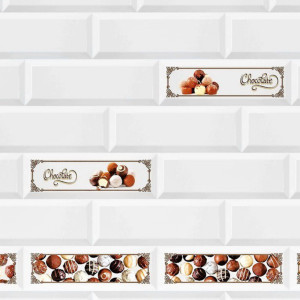 Кухонный фартук АБС Stella Light Керамика Choko 600*3000*0,75мм