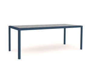 Алюминиевый прямоугольный садовый стол