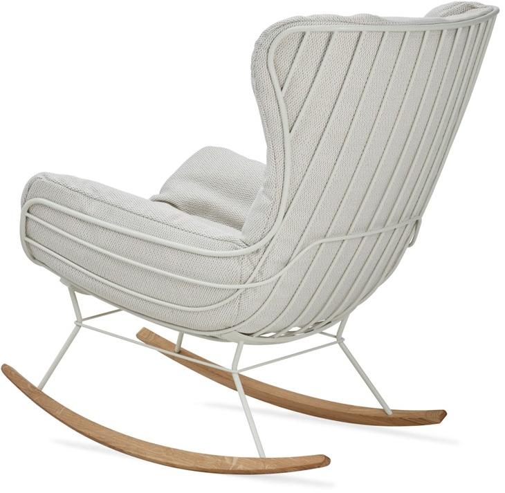 Freifrau Садовое кресло-качалка из ткани sunbrella® с подлокотниками Leyasol outdoor sun-id-1442132 - Вид №1