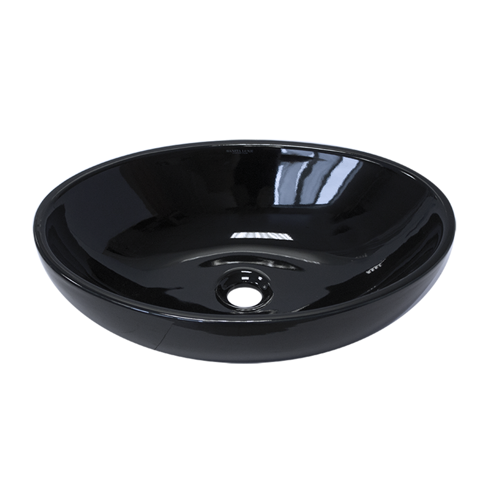 RNGSLWB02C Накладной умывальник Cut Black SANITA LUXE Ringo - Вид №7