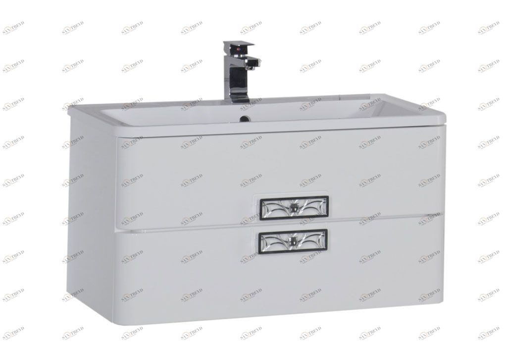 Тумба с раковиной Aquanet Паллада 90 белый 0017531200174786