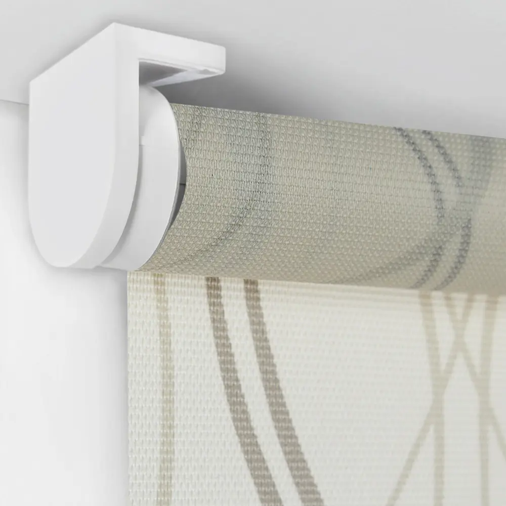 Штора рулонная «Волна» 140х190 см цвет бежевый PRAKTO Геометрия STLM-2139653 - Вид №3