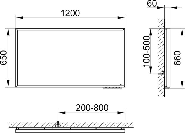 14598172000 Зеркало с подсветкой KEUCO Royal Lumos - Вид №9