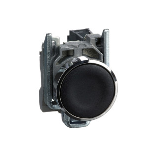 XB4BA21 Кнопка Harmony 22 мм, 220В, IP66, Черный Schneider Electric Кнопки и лампочки