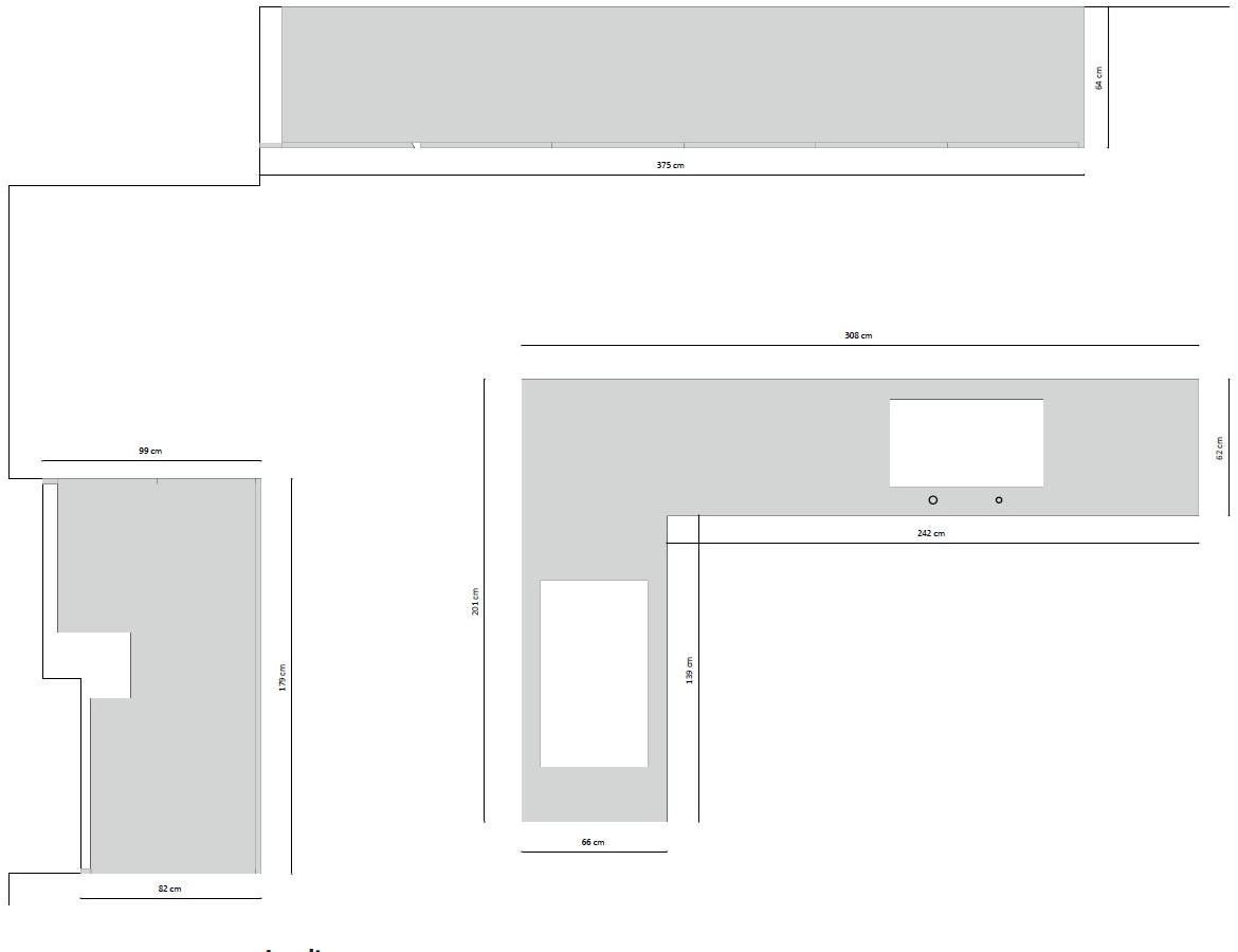 TM Italia Cucine Кухня с островом без ручек sun-id-1504594 - Вид №3