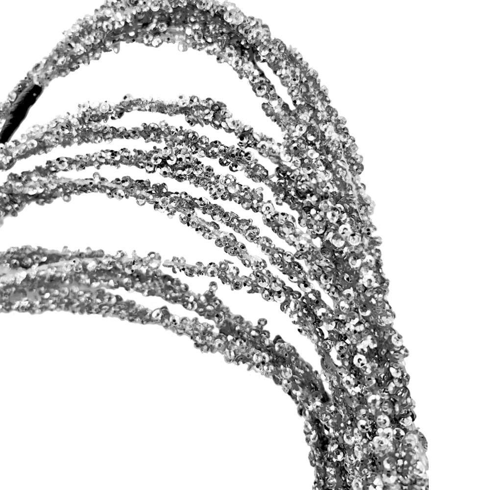 89381621 Изделие декоративное Ветка 97x10 см серебро STLM-1333953 Santreyd  - Вид №3