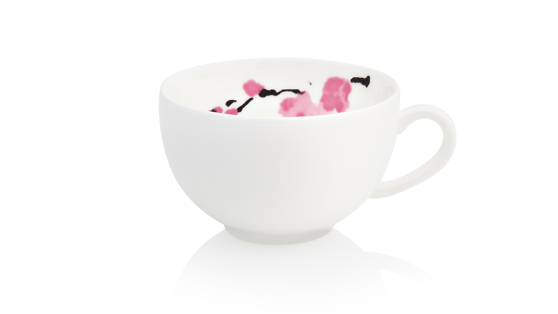 10532272 Dibbern Чашка для эспрессо с блюдцем Dibbern "Вишни в цвету" 110мл Фарфор костяной  - Вид №1